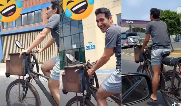 Ciclista modifica el timbre de su bicicleta para que suene como el claxon de un auto