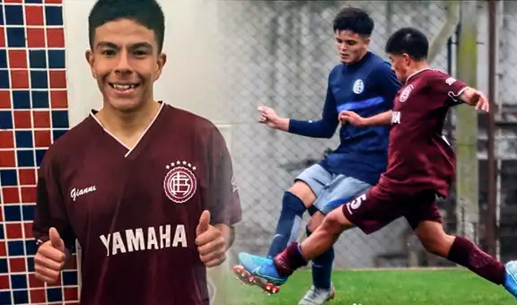 Alejandro Escudero, el peruano en Lanús que a sus 16 años se adaptó al fútbol argentino