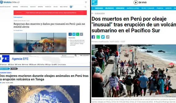 Falta de prevención en Perú tras erupción volcánica fue criticada por medios extranjeros