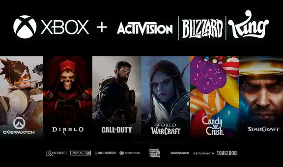 Microsoft compra Activision Blizzard y sus franquicias por 68.700 millones de dólares