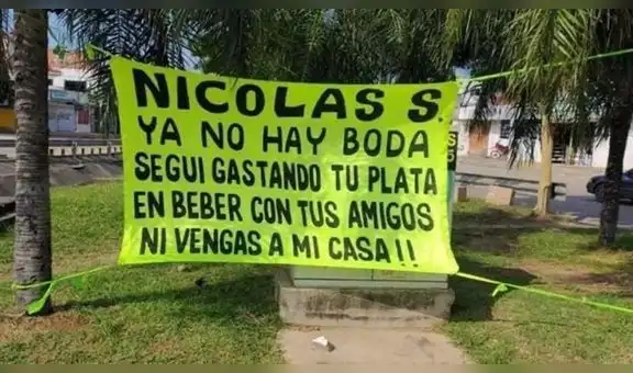 Dejan mensaje para cancelar la boda y usuarios intentan hallar al destinatario