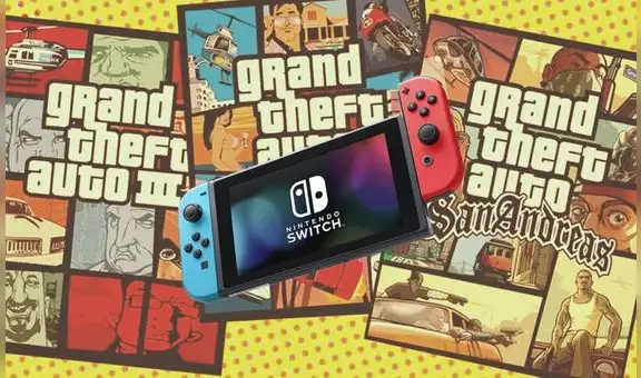 GTA: The Trilogy llegará pronto en físico a Nintendo Switch