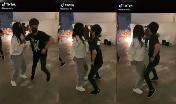 Pareja muestra sus mejores pasos de baile al ritmo de popular salsa y se vuelven virales