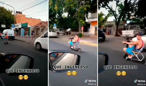 Joven modifica su escúter eléctrico para viajar cómodamente por la carretera