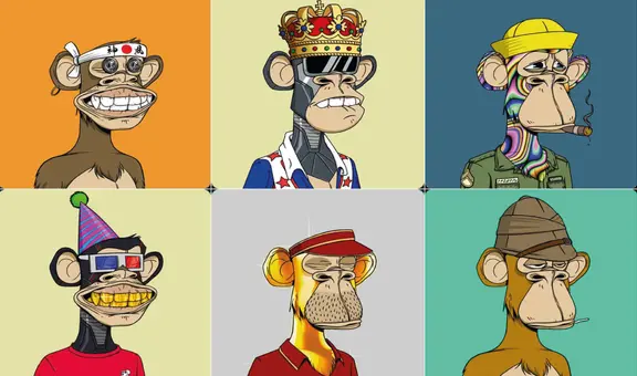 Bored Apes: ¿qué son estas obras millonarias de NFT representadas por monos?