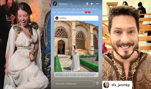 Flavia Laos y Cristian Rivero grabaron “El niño dios” hace años y está a meses del estreno