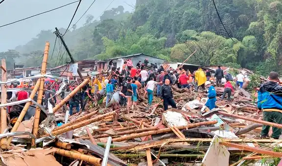 Tragedia en Colombia: al menos 14 muertos y más de 30 heridos tras avalancha de tierra