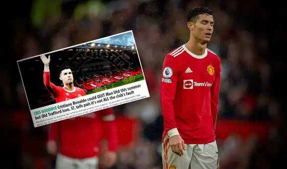 “Cris goodbay”, la prensa inglesa apunta a una posible salida de Cristiano Ronaldo del United