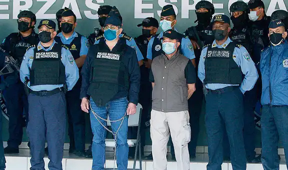 Detienen a expresidente de Honduras tras pedido de extradición de EE. UU.