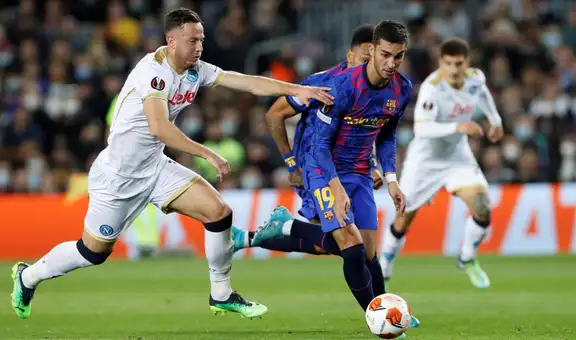 ¿Qué canal transmite Nápoli vs. Barcelona EN VIVO por la Europa League?