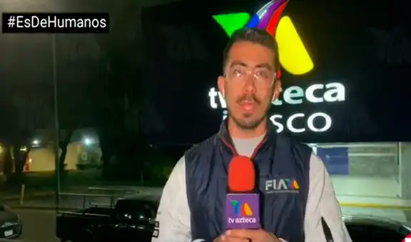 Reportero comete error durante enlace en vivo y menciona el canal de su competencia