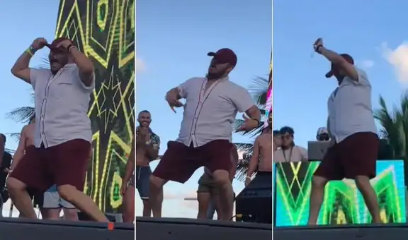 TikTok viral: joven se sube al escenario y causa furor con su baile al ritmo de reguetón antiguo