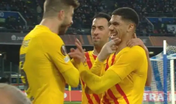 ¡Llegó el tercero! Piqué se sacó con la derecha a un rival y anotó con zurda esquinado