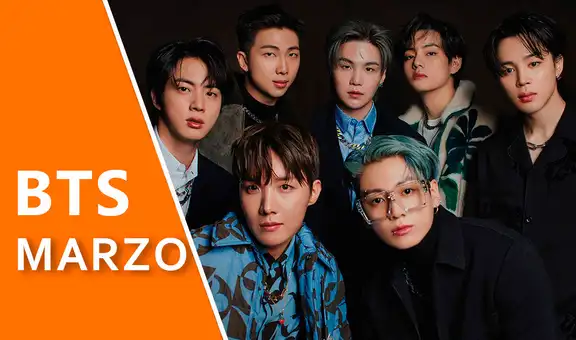 BTS, calendario en marzo del 2022: horarios de premiaciones y próximos eventos de Bangtan