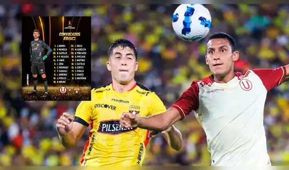 Universitario vs. Barcelona SC: el ‘Torero’ presentó su lista de convocados  