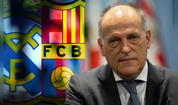 Tebas arremete contra el Madrid y el Barza por la Superliga: “Mienten más que Putin”