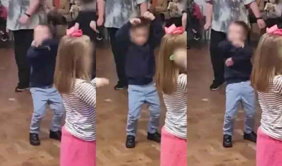 Niño sorprende con su divertido baile al recrear los pasos de Spider-Man en Facebook