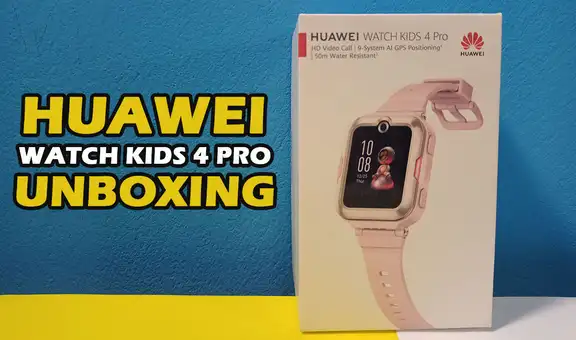Huawei Watch Kids 4 Pro: unboxing del nuevo reloj inteligente para niños