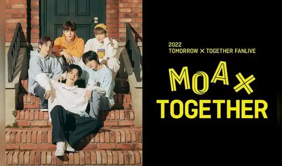 TXT: integrantes se emocionan en fan live con MOA