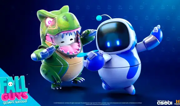 Fall Guys: skins de Astro Bot y T-Rex llegan gratis al videojuego con un evento especial