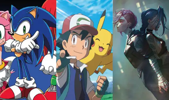 Pokémon, Sonic y otros videojuegos que se popularizaron por sus adaptaciones en la TV