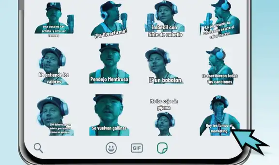 WhatsApp: ¿cómo descargar los mejores stickers de la BZRP Music Session de Residente?