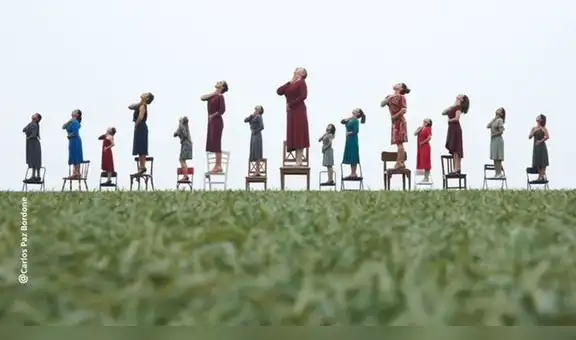 Coreografía dancística “La mujer rota” en Miraflores