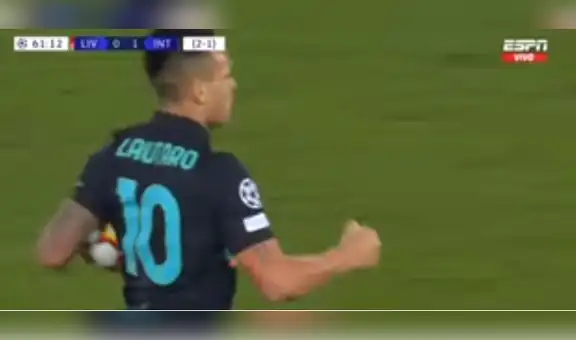 Un ‘Toro’ letal: Lautaro abrió el marcador (1-0) para el Inter tras potente derechazo