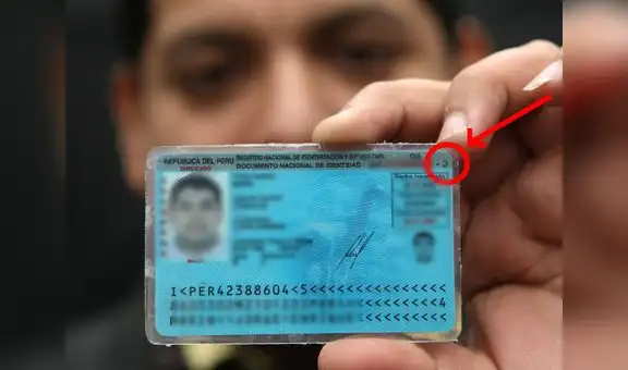 Reniec: ¿cuál es el significado del dígito que se encuentra en la esquina del DNI?