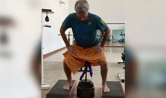 Fernando Calviño, el instructor de yoga que levanta hasta 75 kilogramos con sus testículos