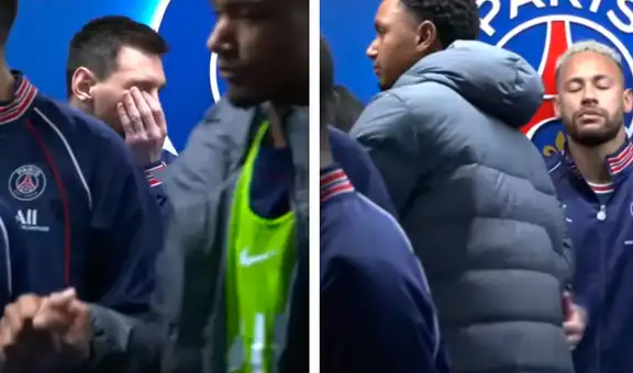 Desencajados: los rostros de los futbolistas del PSG en el túnel previo al duelo por Ligue 1