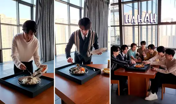 BTS cumple reto y se sirve comida en placa de Spotify por 1.000 millones de streams