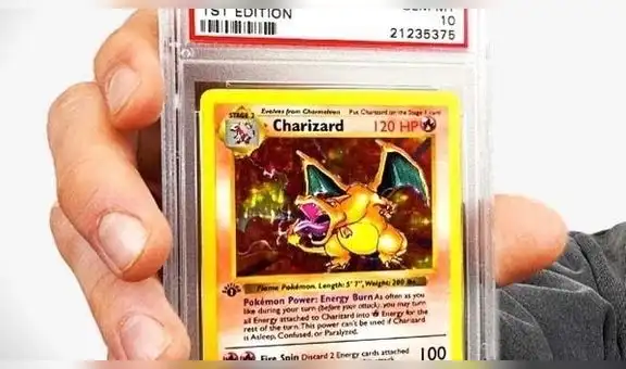 Pokémon: carta rara de Charizard se vende por US$ 336.000