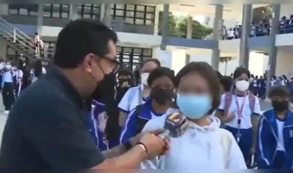 Reportero pregunta a una estudiante por el regreso a clases y obtiene singular respuesta