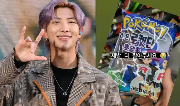 BTS: Namjoon ganó como fan de Pokémon y presume sus stickers en redes sociales