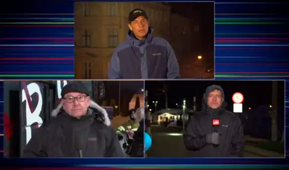 Periodista Del Rincón corta enlace en vivo por alarma de ataques aéreos en Ucrania