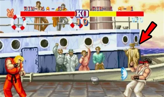 Street Fighter II: ¿quién es el misterioso personaje que aparece en el escenario de Ken?
