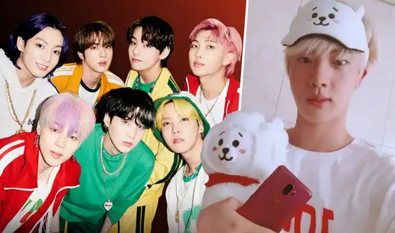 BTS regresó a V Live sin Jin: alpaca peruana RJ reemplazó al idol en transmisión
