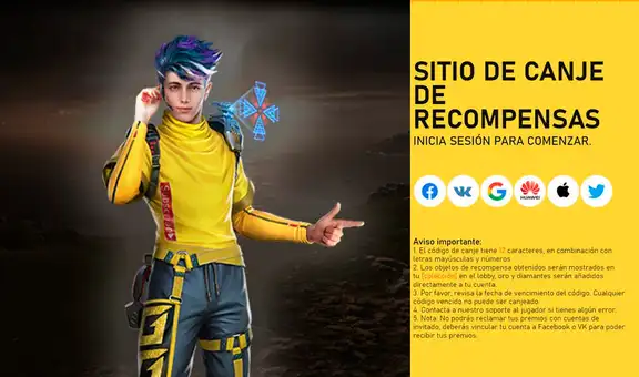 Códigos de Free Fire de hoy, 20 de marzo: ¿cómo obtener los premios y diamantes gratis?