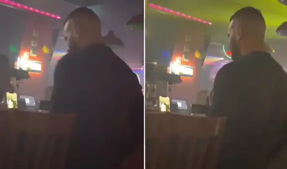 Hombre se va de fiesta y baila con su pareja a través de una videollamada