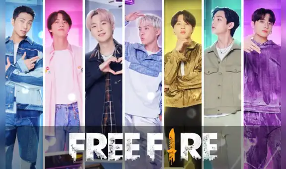 BTS x Free Fire: conoce los skins y escenarios de Bangtan