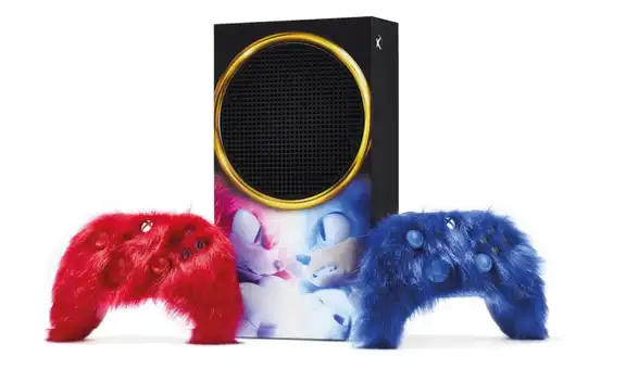 Xbox sorteará una consola exclusiva con temática de Sonic acompañada de mandos peludos