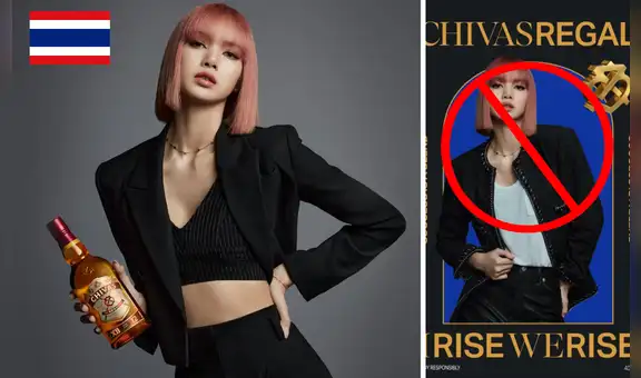 Lisa de BLACKPINK x Chivas Regal: Tailandia prohíbe anuncio