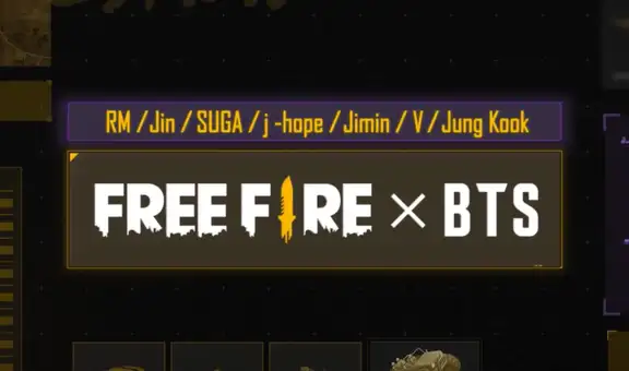 “BTS Show x Free Fire”: personajes, skins, emotes y mascotas de Bangtan para el videojuego