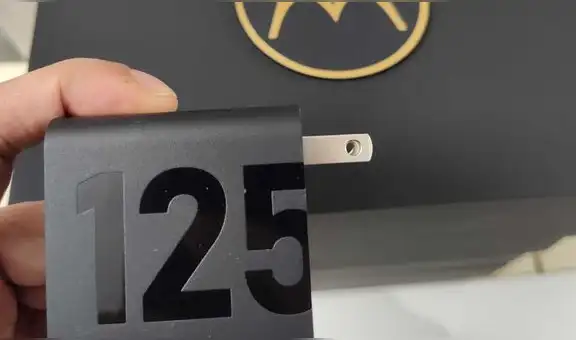 Motorola revela su cargador de 125 W que llegaría con su nuevo flagship