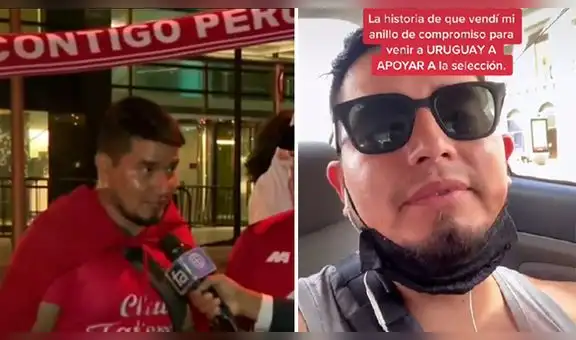 Hincha peruano que vendió anillo para viajar a Montevideo pedirá perdón a su exnovia