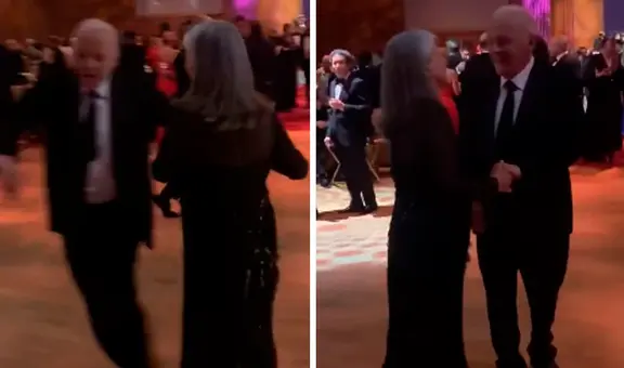 Anthony Hopkins es captado bailando “Llorarás” de Oscar D’León tras los Oscar 2022