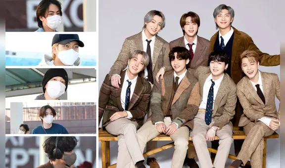 BTS rumbo a Las Vegas: los vestuarios de Bangtan en aeropuerto de Incheon