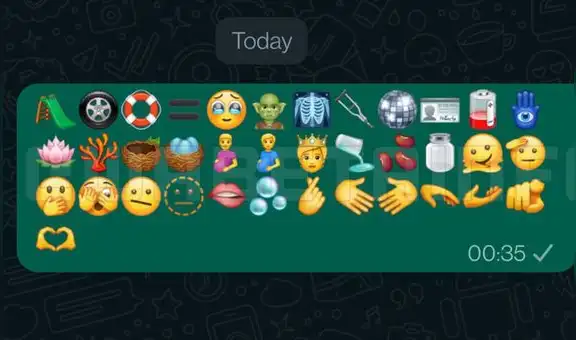 WhatsApp añade el emoji de las manos formando un corazón y 64 emoticones más
