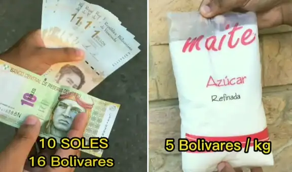 Joven muestra todos los productos que puedes comprar en Venezuela con 10 soles